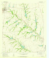 Midlothian 1961 topographic map preview
