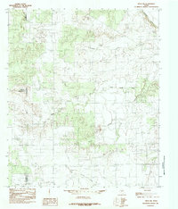 Miles NW 1984 topographic map thumbnail