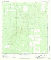 Mills Bennett SW 1968 topographic map thumbnail