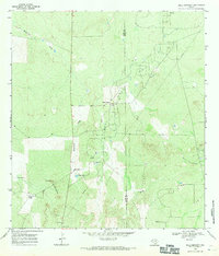 Mills Bennett 1968 topographic map thumbnail