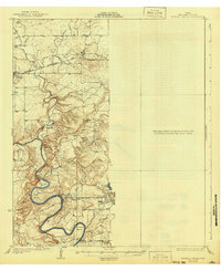 Mineral Wells 1927 topographic map thumbnail