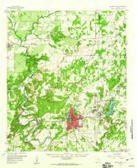 Mineral Wells 1959 topographic map thumbnail
