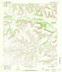 Mitchell Draw 1969 topographic map thumbnail