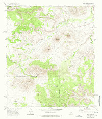 Mitre Peak 1972 topographic map thumbnail