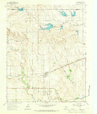 Mobeetie 1963 topographic map thumbnail