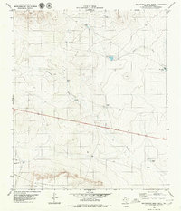 Molesworth Mesa North 1979 topographic map thumbnail