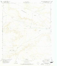Molesworth Mesa South 1978 topographic map thumbnail