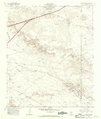 Monahans SE 1968 topographic map thumbnail