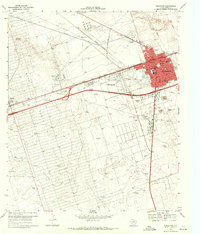 Monahans 1969 topographic map thumbnail