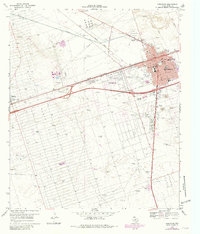 Monahans 1969 topographic map thumbnail