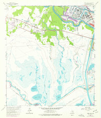 Jones Creek 1963 topographic map thumbnail
