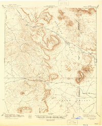 Jordan Gap 1930 topographic map thumbnail
