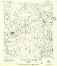 Jourdanton 1956 topographic map preview