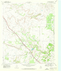 Justiceburg 1969 topographic map thumbnail