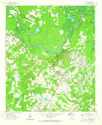 Karnack 1962 topographic map preview