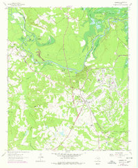 Karnack 1962 topographic map thumbnail
