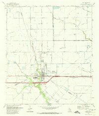 Katy 1971 topographic map thumbnail