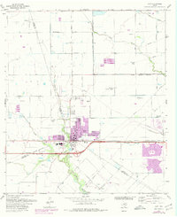 Katy 1971 topographic map preview