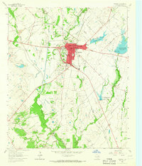 Kaufman 1963 topographic map thumbnail