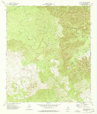 Kelley Peak 1974 topographic map thumbnail