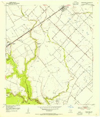 Kendleton 1953 topographic map thumbnail