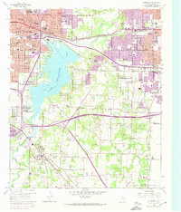 Kennedale 1959 topographic map preview
