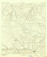 Kerrville 1894 topographic map thumbnail