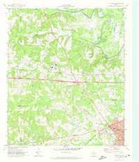 Kilgore NW 1971 topographic map thumbnail