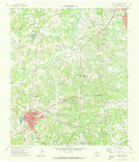 Kilgore SW 1971 topographic map thumbnail