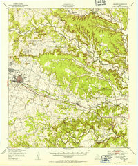 Killeen 1947 topographic map thumbnail