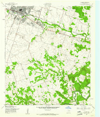 Killeen 1958 topographic map thumbnail
