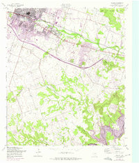 Killeen 1958 topographic map thumbnail