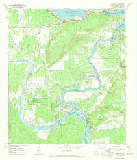Kingsland 1967 topographic map thumbnail