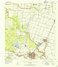 Kingsville 1954 topographic map thumbnail