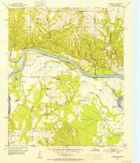 Kiomatia 1951 topographic map thumbnail