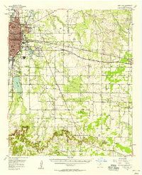 Kirby Lake 1957 topographic map thumbnail