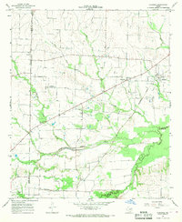 Klondike 1964 topographic map thumbnail