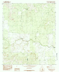 Knickerbocker NW 1984 topographic map thumbnail