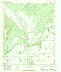 Knox City NW 1967 topographic map thumbnail