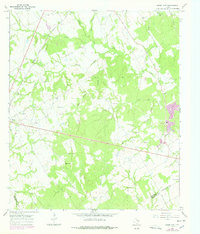Kosse East 1966 topographic map thumbnail