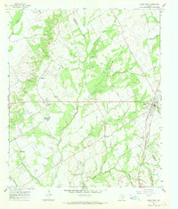 Kosse West 1965 topographic map thumbnail