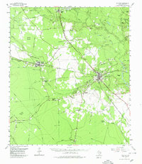 Kountze topographic map thumbnail