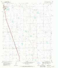 Kress East 1969 topographic map thumbnail