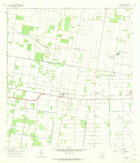 La Blanca 1963 topographic map thumbnail