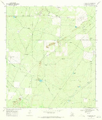 La Chusa Hill 1969 topographic map thumbnail