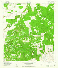 La Coste NE 1958 topographic map thumbnail