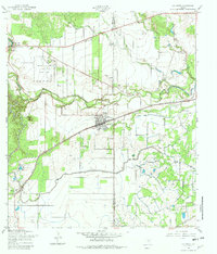 La Coste 1958 topographic map thumbnail