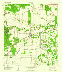 La Coste 1958 topographic map thumbnail