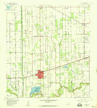 La Feria 1956 topographic map thumbnail