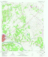 La Grange East 1957 topographic map thumbnail